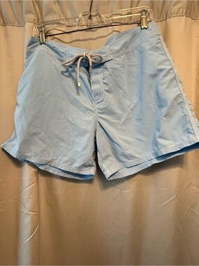 Vilebrequin Light Blue Men's Swim Trunks with Drawstring